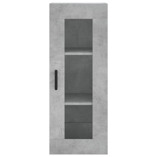 Wandhängeschrank Limonica 34,5x34x90cm in Betongrau
