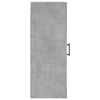 Wandhängeschrank Limonica 34,5x34x90cm in Betongrau