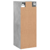 Wandhängeschrank Limonica 34,5x34x90cm in Betongrau