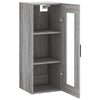 Grauer Wandschrank Limonica 34,5x34x90cm (Sonoma)