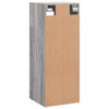 Grauer Wandschrank Limonica 34,5x34x90cm (Sonoma)