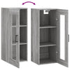 Grauer Wandschrank Limonica 34,5x34x90cm (Sonoma)