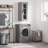 Grauer Wandschrank Limonica 34,5x34x90cm (Sonoma)