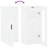 Weißer Wandschrank Golumbina 34,5x34x90cm