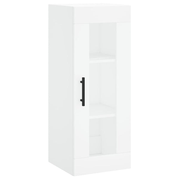 Weißer wandmontierbarer Schrank Gheli 34,5x34x90cm