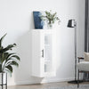 Weißer wandmontierbarer Schrank Gheli 34,5x34x90cm