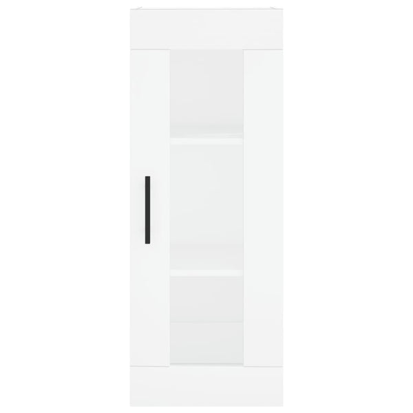 Weißer wandmontierbarer Schrank Gheli 34,5x34x90cm