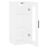 Weißer wandmontierbarer Schrank Gheli 34,5x34x90cm