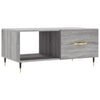 Grauer Soptea Couchtisch 90x50x40cm (Holz)