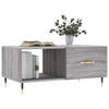 Grauer Soptea Couchtisch 90x50x40cm (Holz)