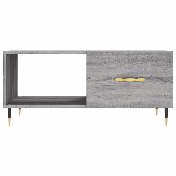 Grauer Soptea Couchtisch 90x50x40cm (Holz)