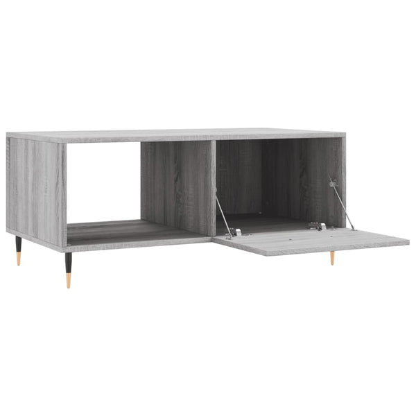 Grauer Soptea Couchtisch 90x50x40cm (Holz)