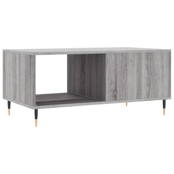 Grauer Soptea Couchtisch 90x50x40cm (Holz)