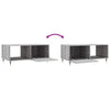 Grauer Soptea Couchtisch 90x50x40cm (Holz)