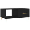 Schwarzer Couchtisch Debretin 90x50x40cm (Holz)