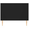 Schwarzer Couchtisch Debretin 90x50x40cm (Holz)