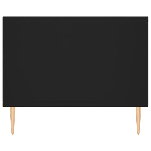 Schwarzer Couchtisch Debretin 90x50x40cm (Holz)
