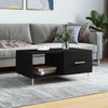 Schwarzer Couchtisch Debretin 90x50x40cm (Holz)