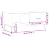 Couchtisch Greene 90x50x40cm (Holz) schwarz