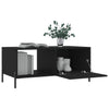 Schwarzer Couchtisch Dorinuta 90x50x40cm (Holz)