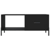 Schwarzer Couchtisch Dorinuta 90x50x40cm (Holz)