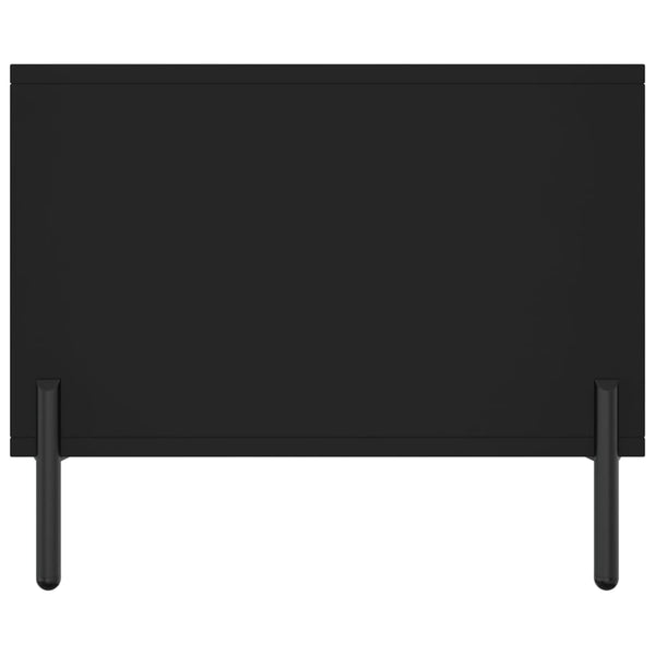 Schwarzer Couchtisch Dorinuta 90x50x40cm (Holz)