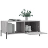 Grauer Couchtisch Dorinuta 90x50x40cm (Holz)