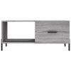 Grauer Couchtisch Dorinuta 90x50x40cm (Holz)
