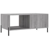 Grauer Couchtisch Dorinuta 90x50x40cm (Holz)