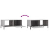 Grauer Couchtisch Dorinuta 90x50x40cm (Holz)