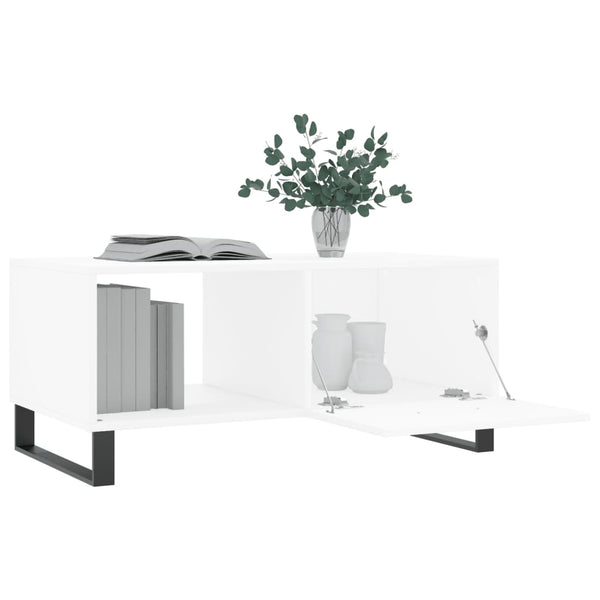 Couchtisch Luz, weiß, 90x50x40cm (Holz)