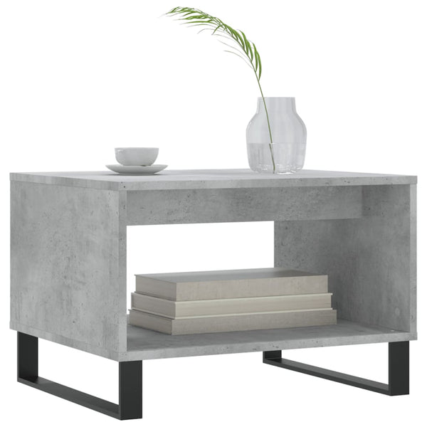 Betongrauer Couchtisch Schreiber 60x50x40cm (Holz)