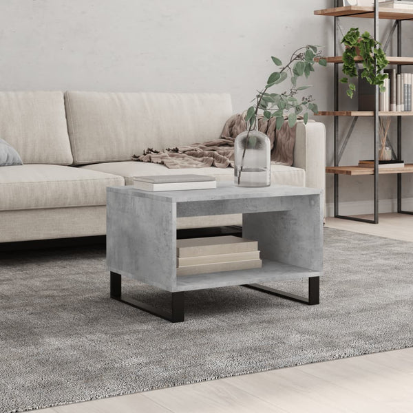 Betongrauer Couchtisch Schreiber 60x50x40cm (Holz)
