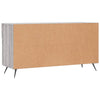 Graue Schuhbank Chelsy 102x35x55cm (Holz)