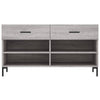 Graue Schuhbank Espinosa 102x35x55cm (Holz)