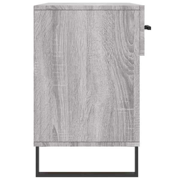 Graue Schuhbank Gehan 102x35x55cm (Holz)