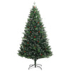 Künstlicher Weihnachtsbaum mit Scharnieren und roten Beeren Crisandra 150cm
