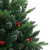 Künstlicher Weihnachtsbaum mit Scharnieren und roten Beeren Crisandra 180cm