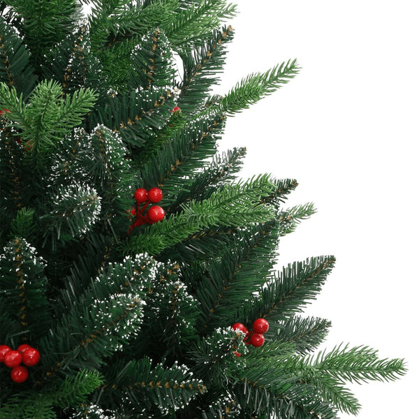 Künstlicher Weihnachtsbaum mit Scharnieren und roten Beeren Crisandra 180cm