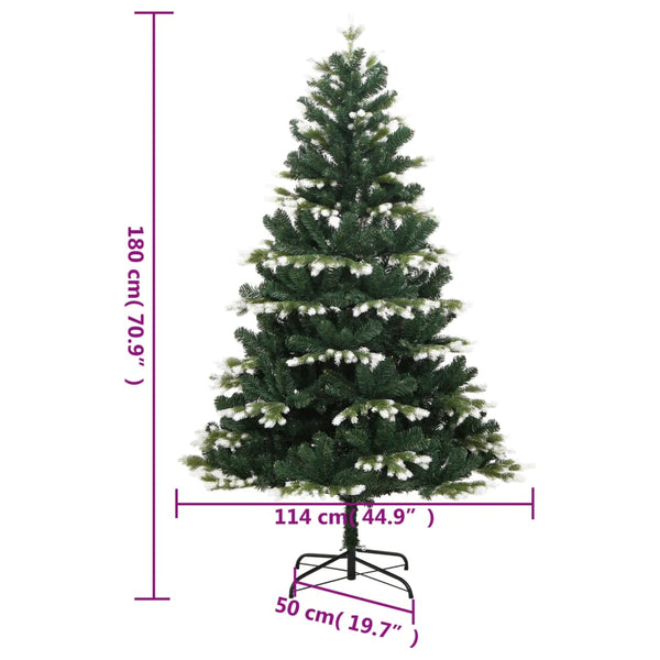 Künstlicher Weihnachtsbaum mit Scharnieren und Reif Ditia 180cm