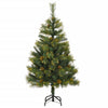 Künstlicher Weihnachtsbaum mit Scharnieren und Zapfen Talinga 150cm