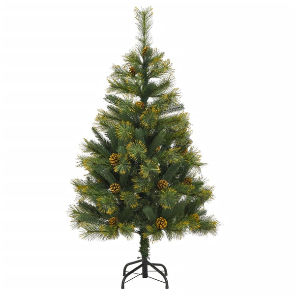 Künstlicher Weihnachtsbaum mit Scharnieren und Zapfen Talinga 150cm