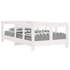 Valkoinen lasten sängynrunko Culda 70x140cm (mänty)