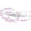 Kinderbettgestell Culda 90x190cm (Kiefer)