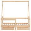Kinderbettgestell mit Schubladen Braydon 70x140cm (Kiefer)