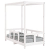 Weißer Kinderbettrahmen Manolin 70x140cm (Kiefer)