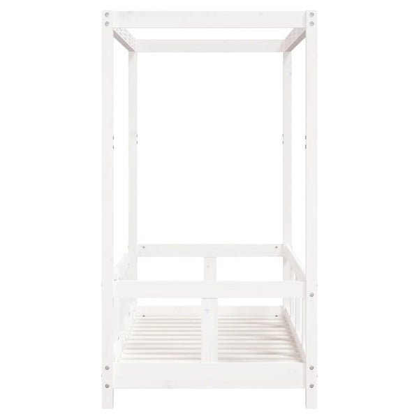 Weißer Kinderbettrahmen Manolin 70x140cm (Kiefer)