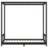 Musta lasten sängynrunko Manolin 90x190cm (mänty)