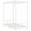Weißer Kinderbettrahmen Manolin 90x200cm (Kiefer)