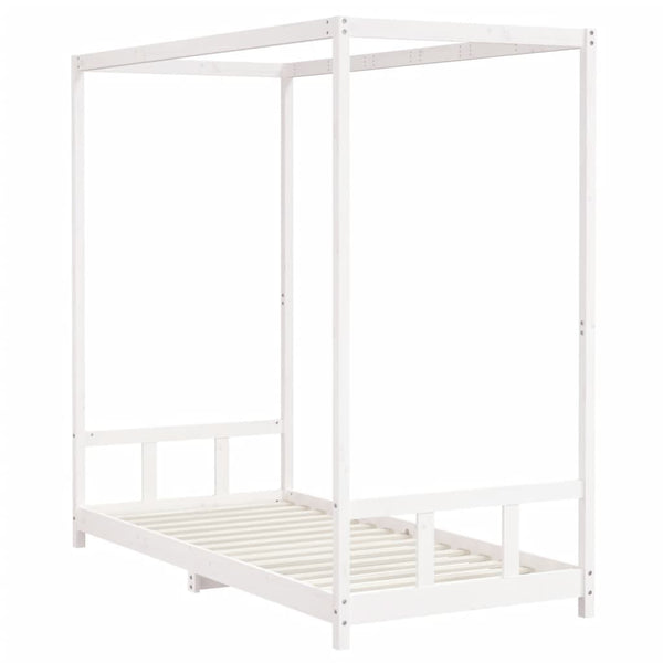 Weißer Kinderbettrahmen Manolin 90x200cm (Kiefer)
